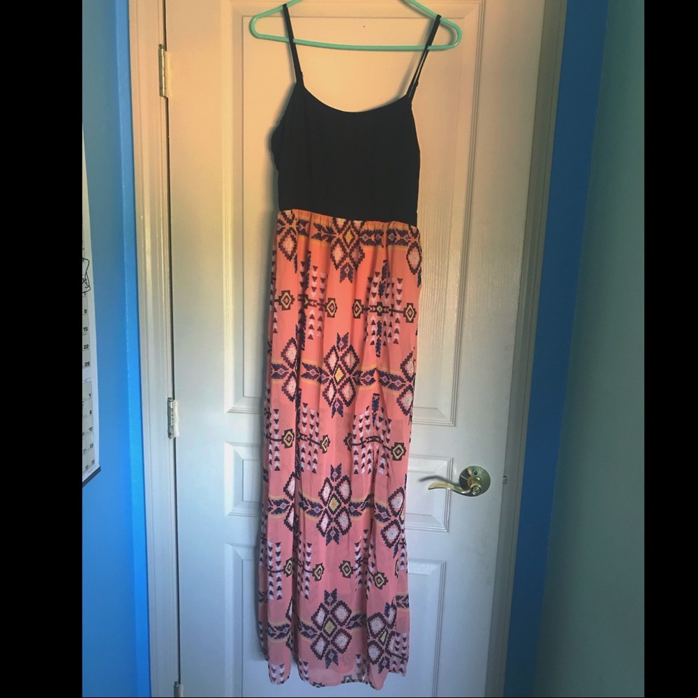 Coral Maxi Dress